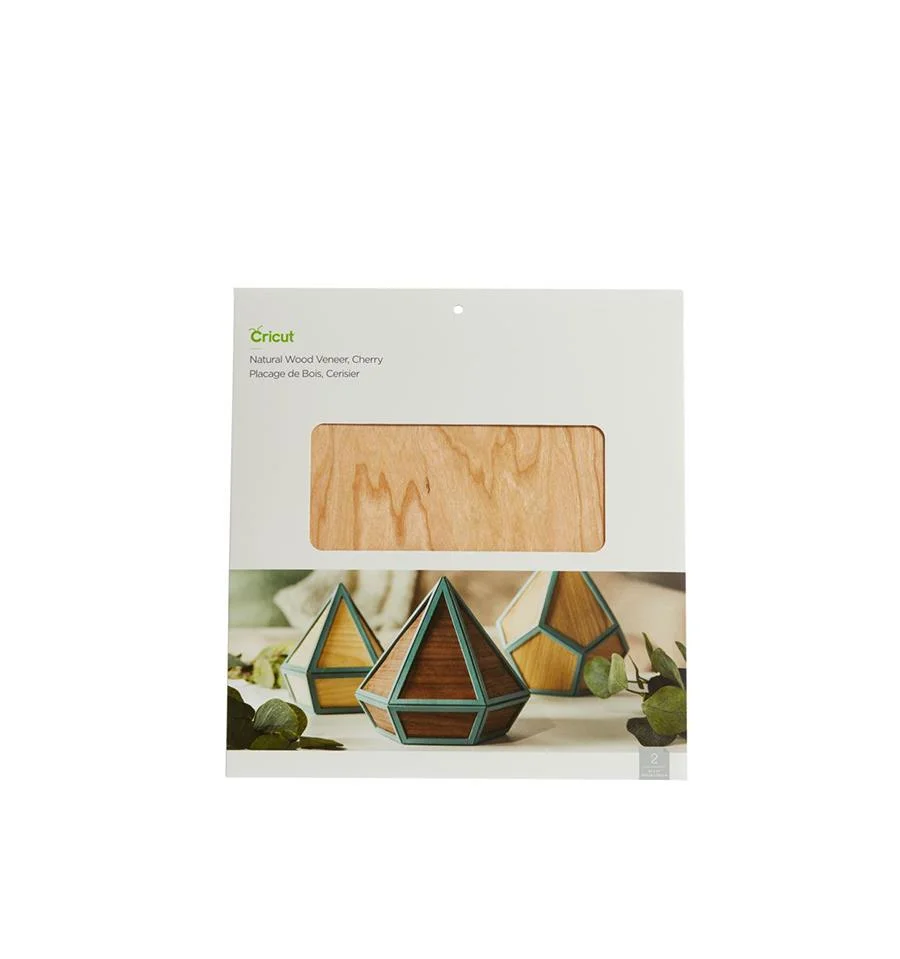 Cricut Chapa de Madera Cerezo 30,5 x 30,5 cm | 2 uds.