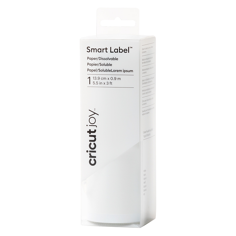 Cricut Joy Smart Etiquetas solubles