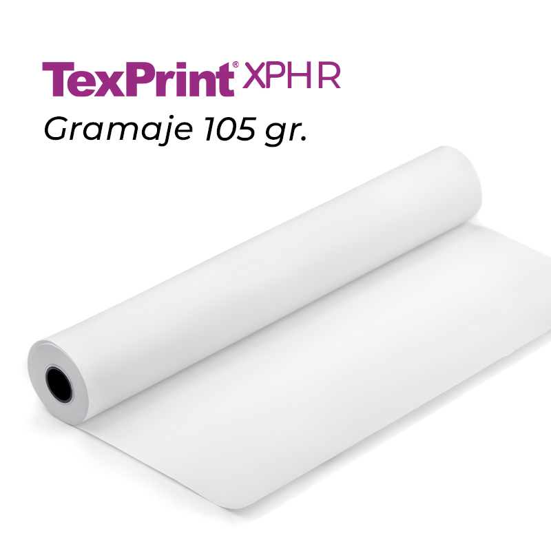 Papel subli Texprint XPHR 105gr 1.62x120m