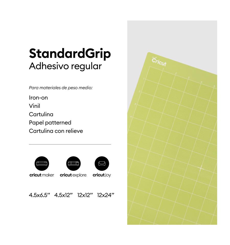 Cricut Mat adhesivo Estándar 12x24 StandardGrip