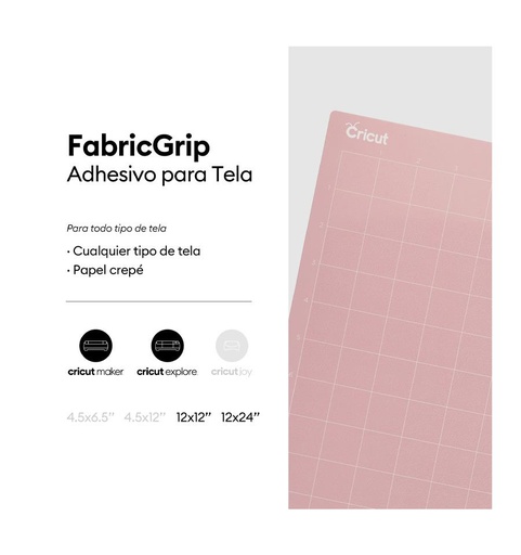 [009116] Cricut Mat para Tela 12x12 Fabricgrip
