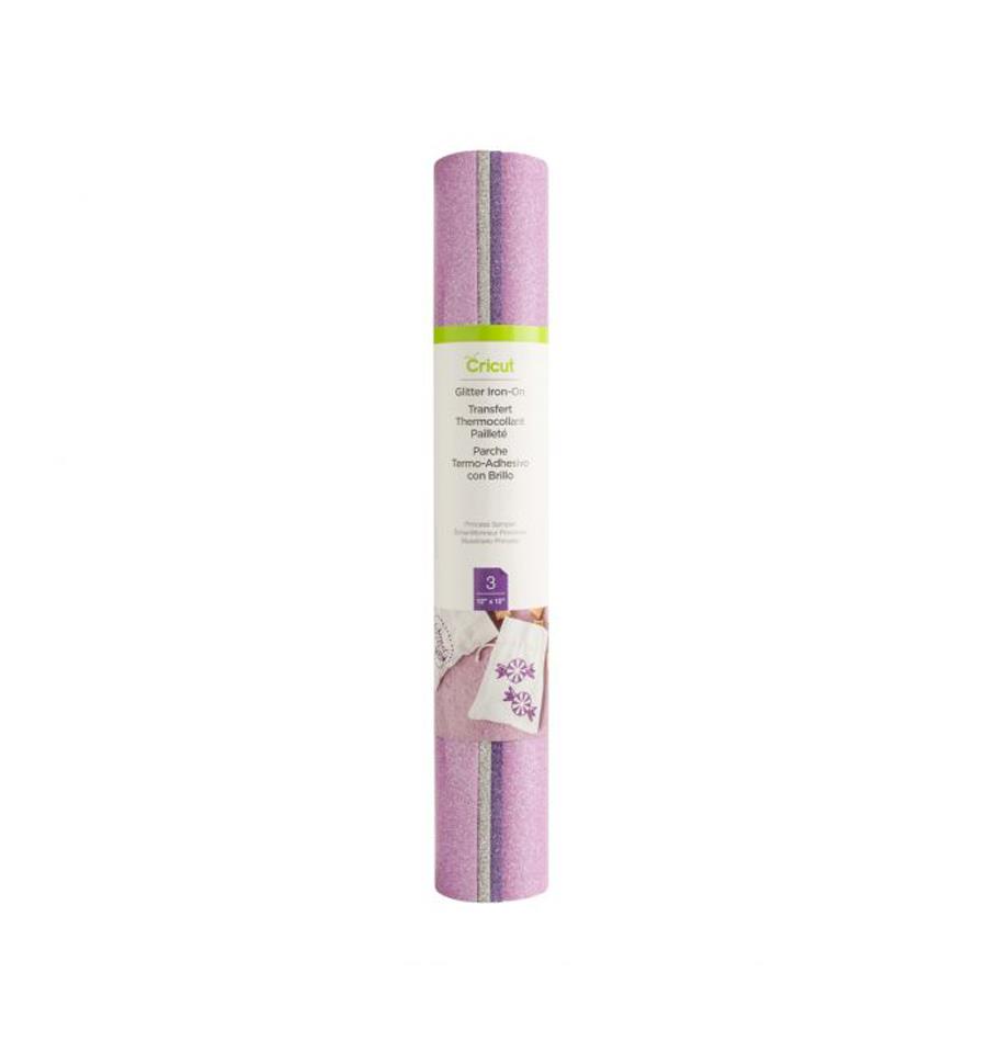 Cricut Pack vinilo glitter Iron on Princess 30,5 cm x 30,5 cm (3uds)