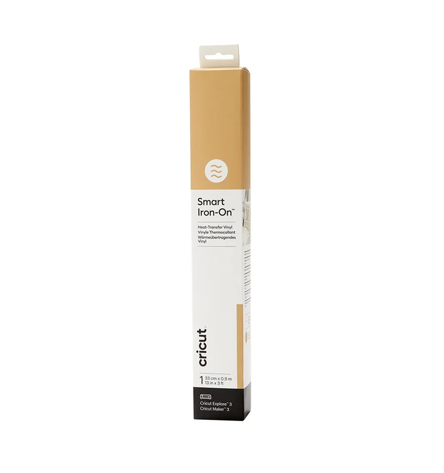 Cricut Smart Iron-On Dorado | 33 cm x 0,9 cm
