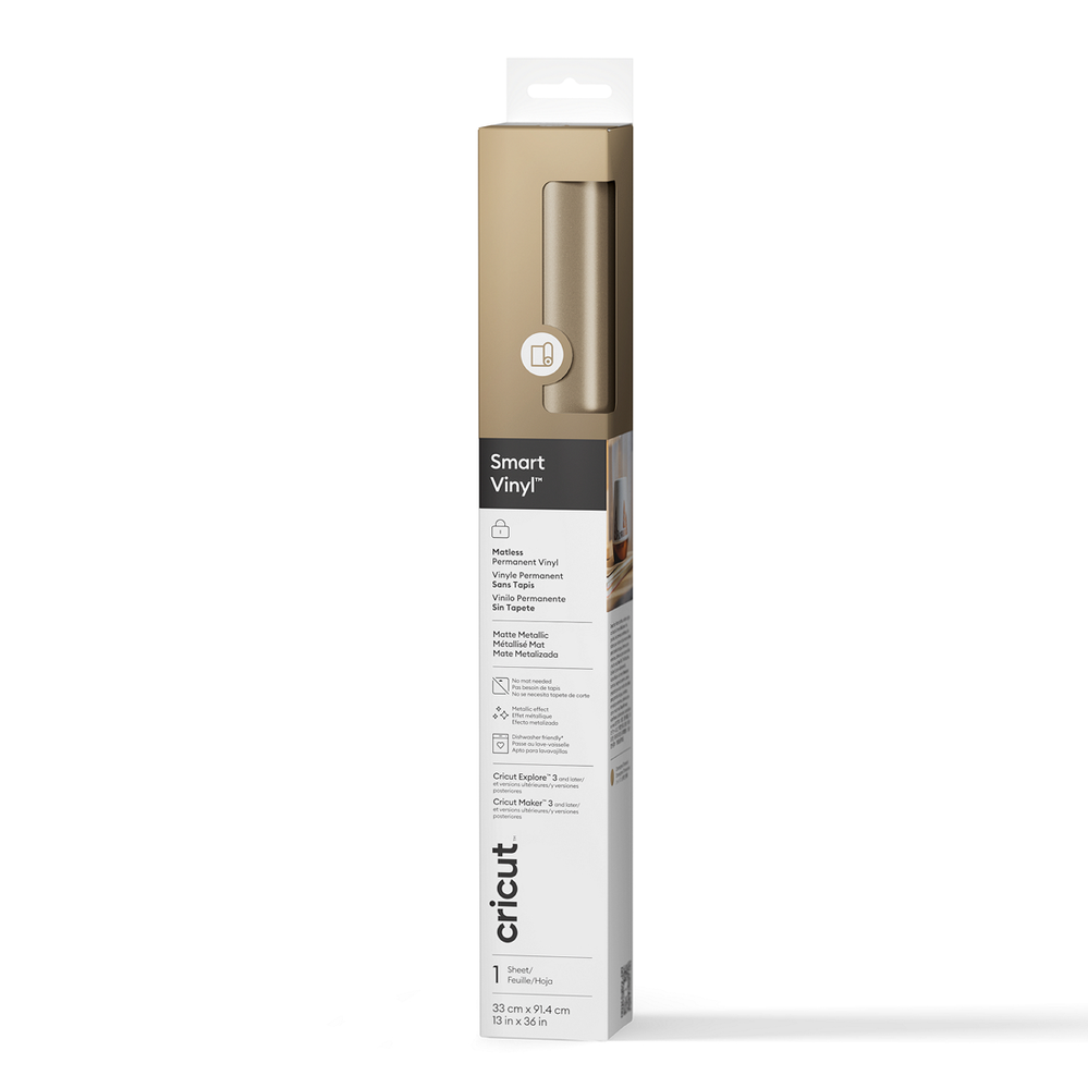 Cricut Smart Vinyl Permanente Mate | 33 cm x 91 cm