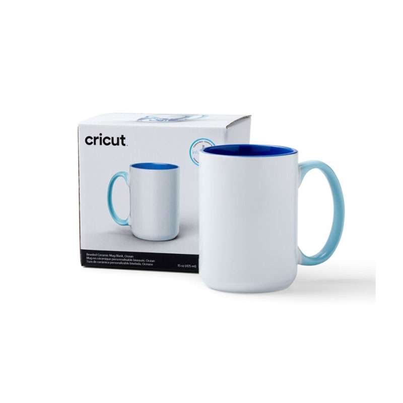 Cricut Taza cerámica color Ocean 425ml (1 ud)