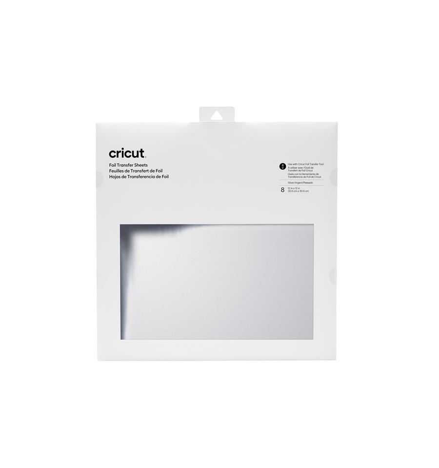 Cricut Transfer Foil Silver 30,5 x 30,5 cm (8 hojas)