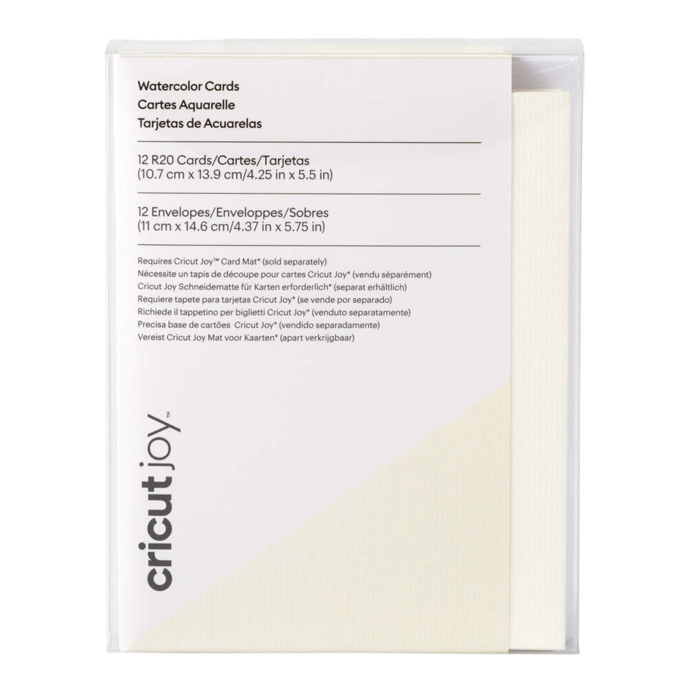 Cricut Watercolor Cards Blancas R20