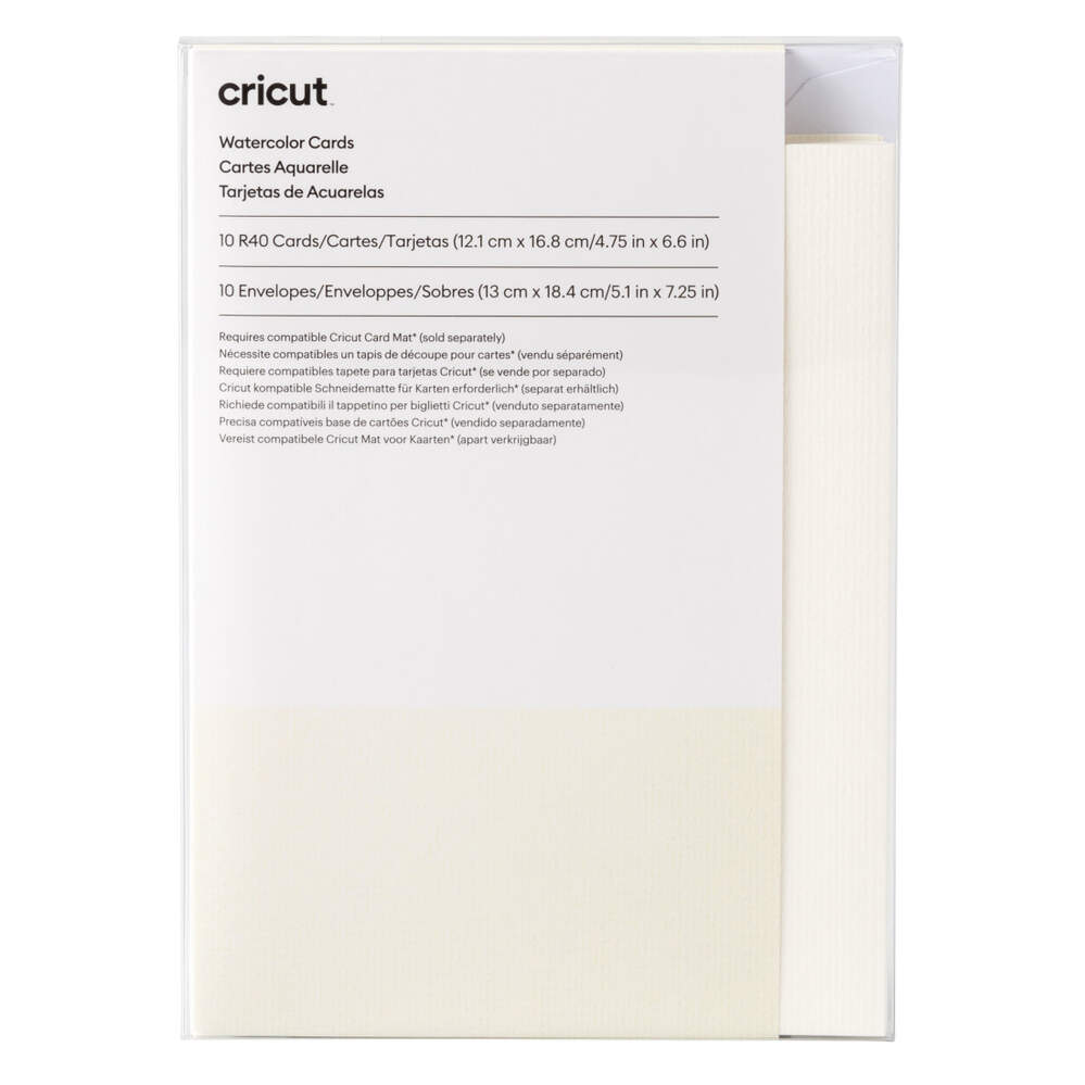 Cricut Watercolor Cards Blancas R40