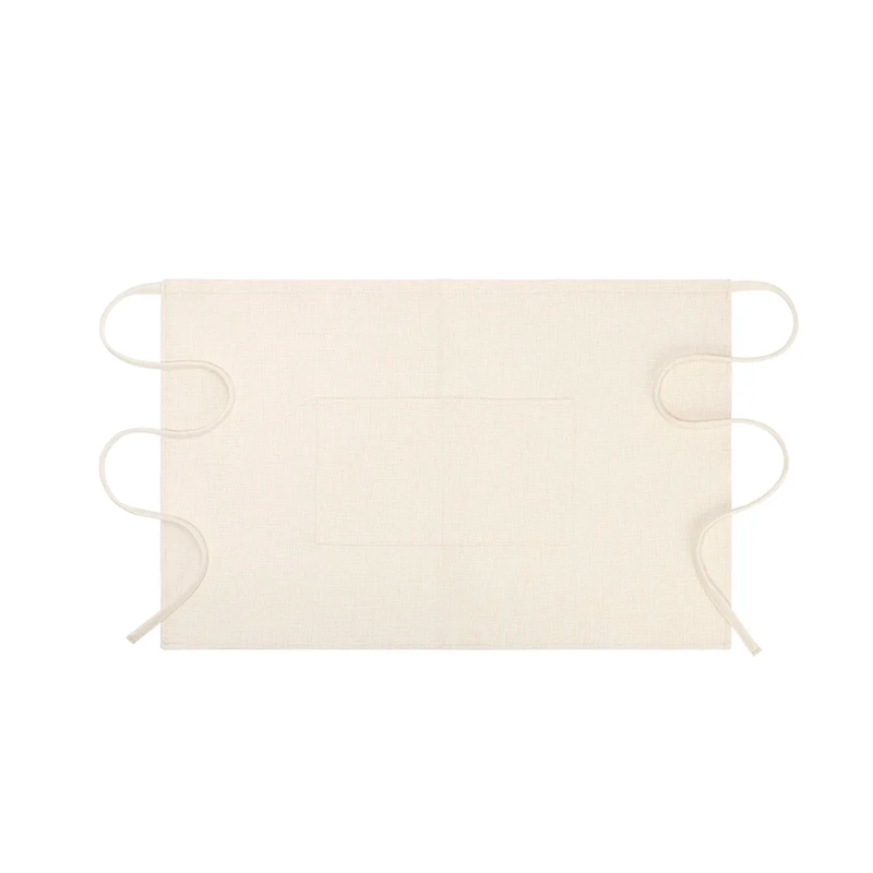 Delantal de cintura de lino sublimable