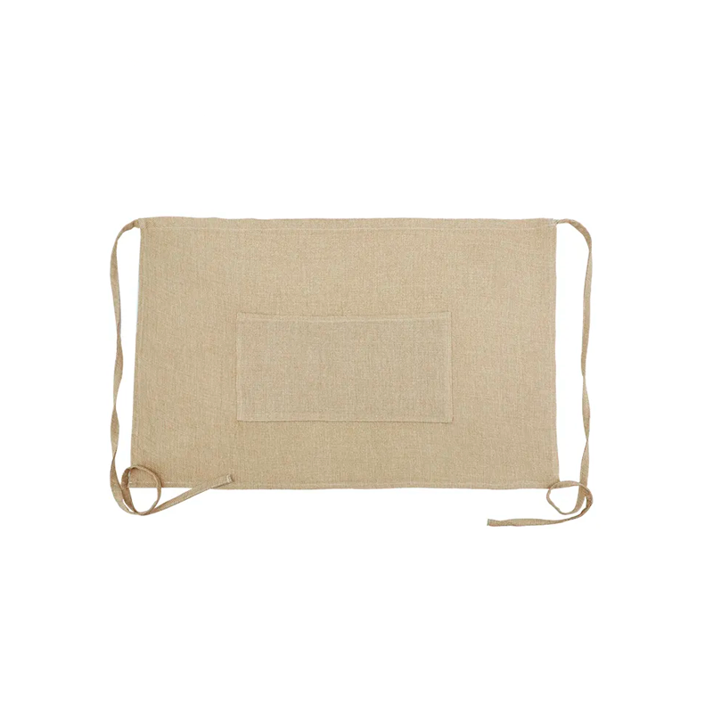 Delantal de Cintura de Tela Arpillera