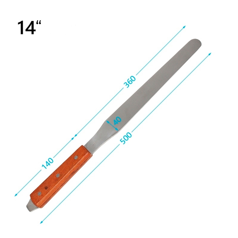 Espátula de acero para tinta