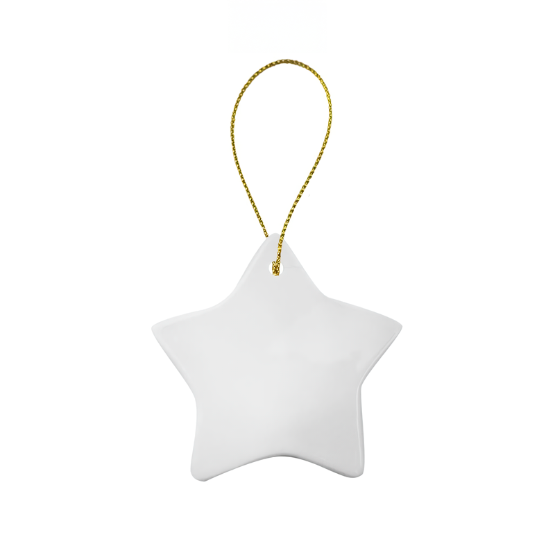 Estrella de Navidad de Cerámica Sublimable