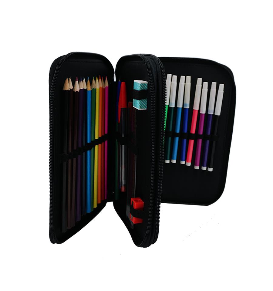Estuche escolar portalápices