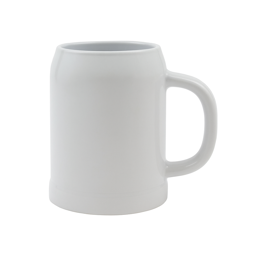 Jarra de cerveza blanca 500ml