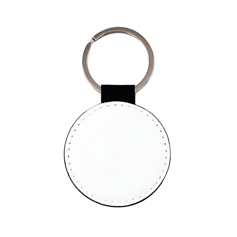 Llavero Redondo de PU Acolchado