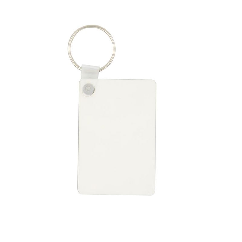 Llavero rectangular doble cara MDF