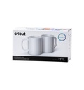 Pack de 2 tazas de cerámica blancas de Cricut 12oz