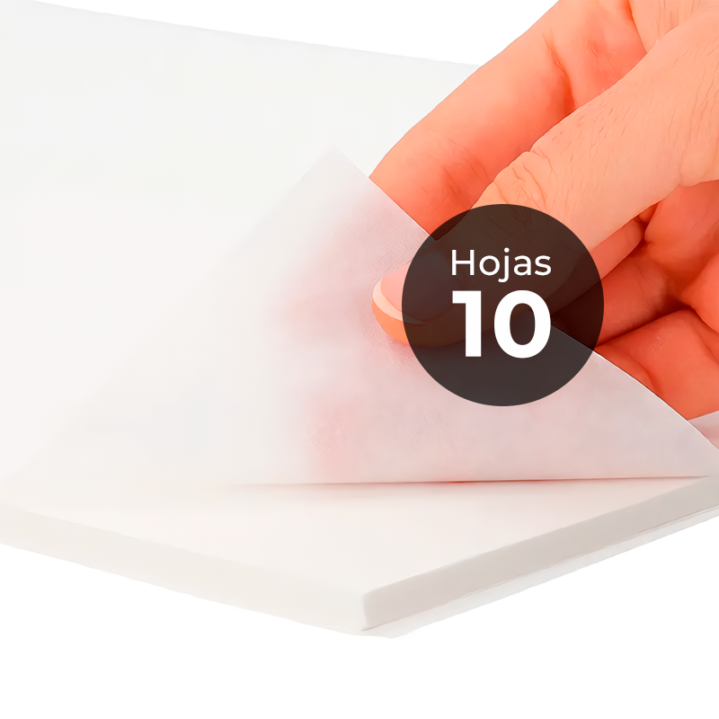 Papel Protector Siliconado 41g 40x60 10H Blanco