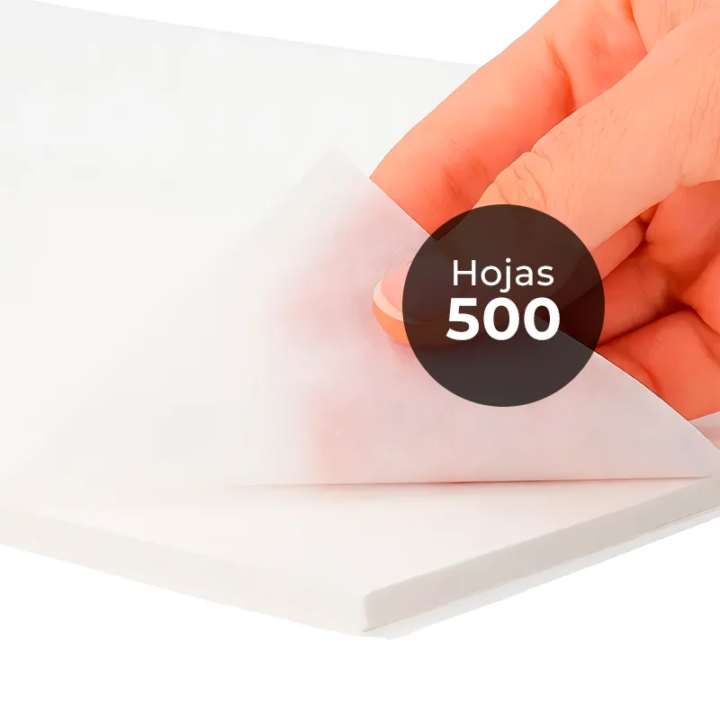Papel Protector Siliconado Blanco | 500 Hojas 40x60 cm 41 gr
