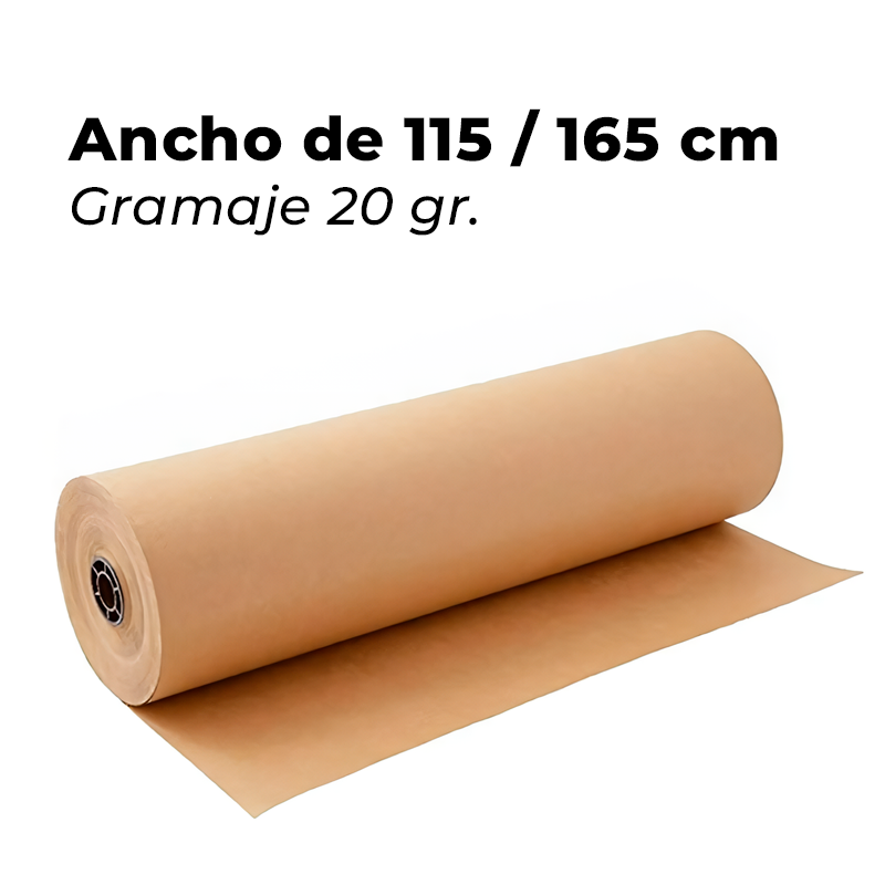 Papel Protector para Calandra Marrón | 1000 m 20 gr