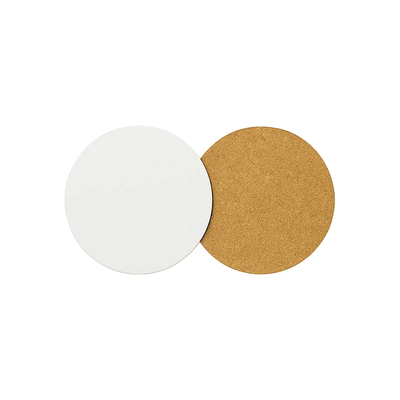Posavasos de MDF con Base de Corcho | Redondo 