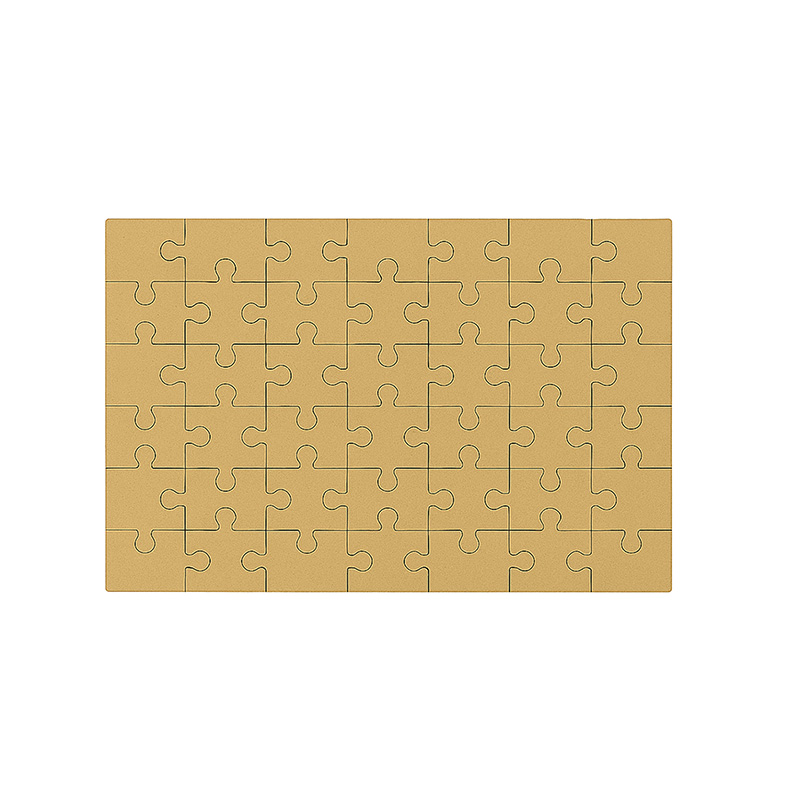 Puzzle de madera natural sublimable 60 PIEZAS