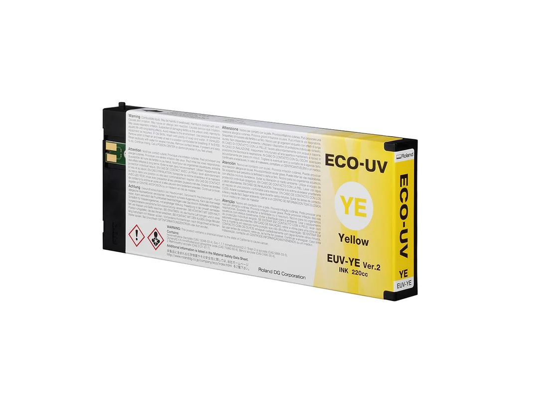 Roland ECO-UV 2 Amarillo 220 ml