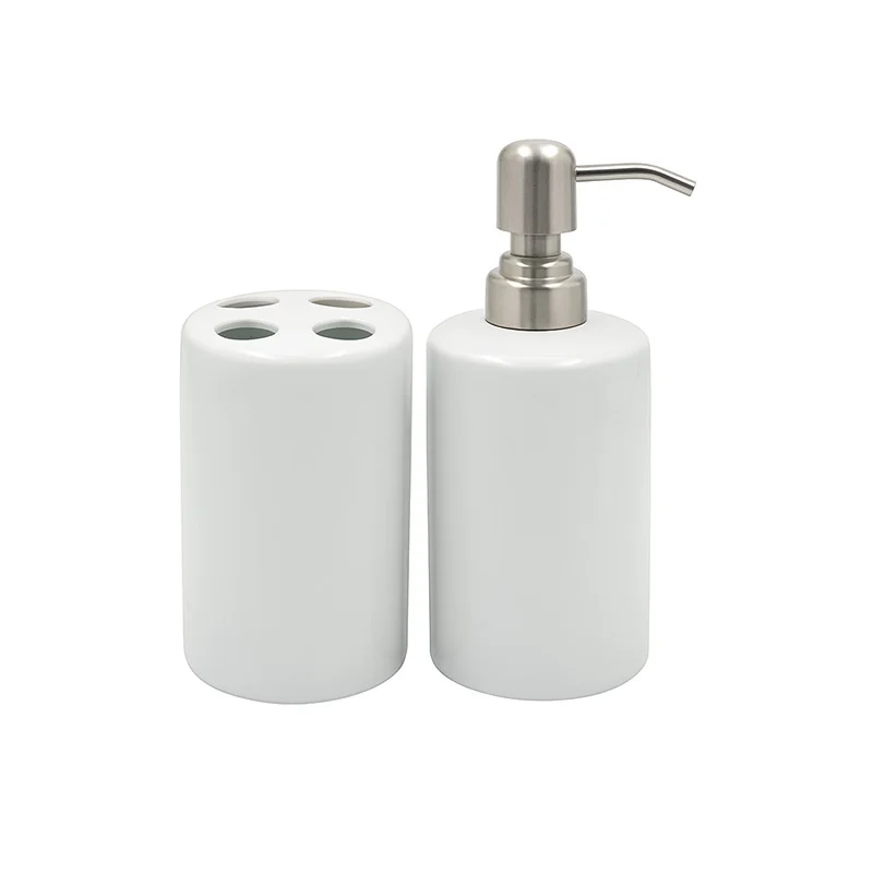 Set de Baño de Cerámica Sublimable