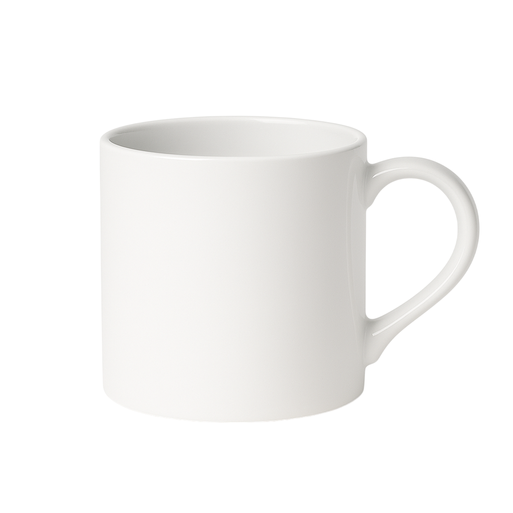 Taza de Cerámica con Asa Curva | 10 Oz