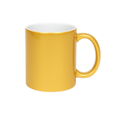 Taza para sublimación cerámica dorada