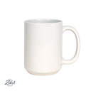 Taza sublimación blanca premium AAA Zediart con caja 15 oz