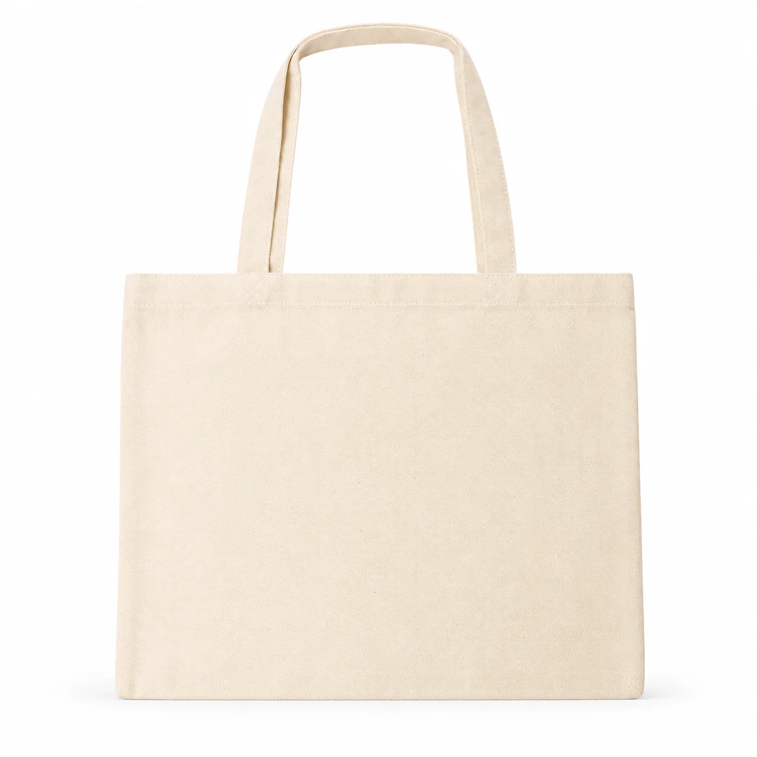 Tote Bag de Lino Color Crudo