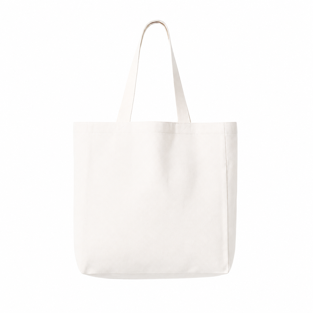 Tote Bag de Lino con Asas Largas