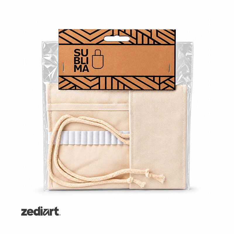 Zediart Estuche Textil con Lápices | 19 x 41 cm