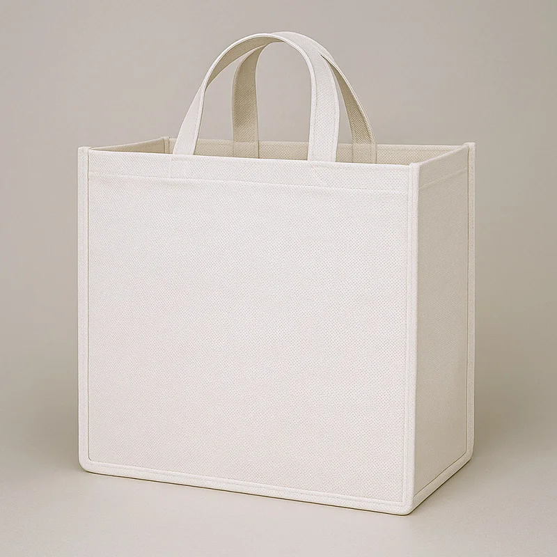 Zediart Tote Bag de Poliéster Blanco | Medium