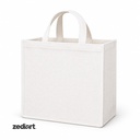 Zediart Tote Bag de Poliéster Blanco | Medium