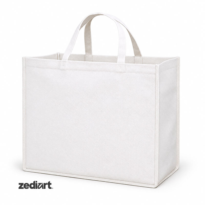 Zediart Totebag de Poliéster Blanco | Large