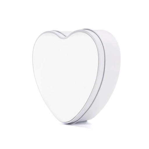 [012622] Cajas metálicas para sublimación (Corazón blanco)