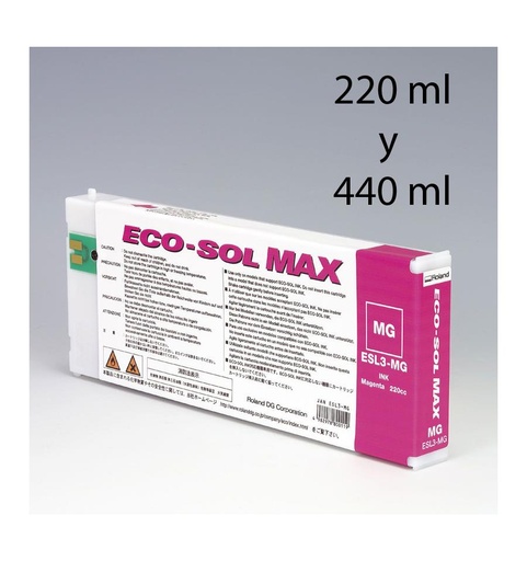 [000862] Cartucho EcoSol-MAX Magenta (220ml)