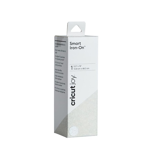 [008928] Cricut Joy Smart Iron-On Glitter 13,9 x 48,2 cm (Blanco)