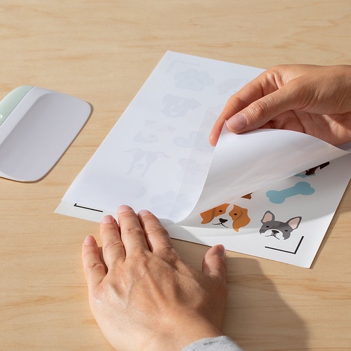 [014010] Cricut Set De Hojas Impermeables Imprimibles (6 Hojas A4) (Blanco)