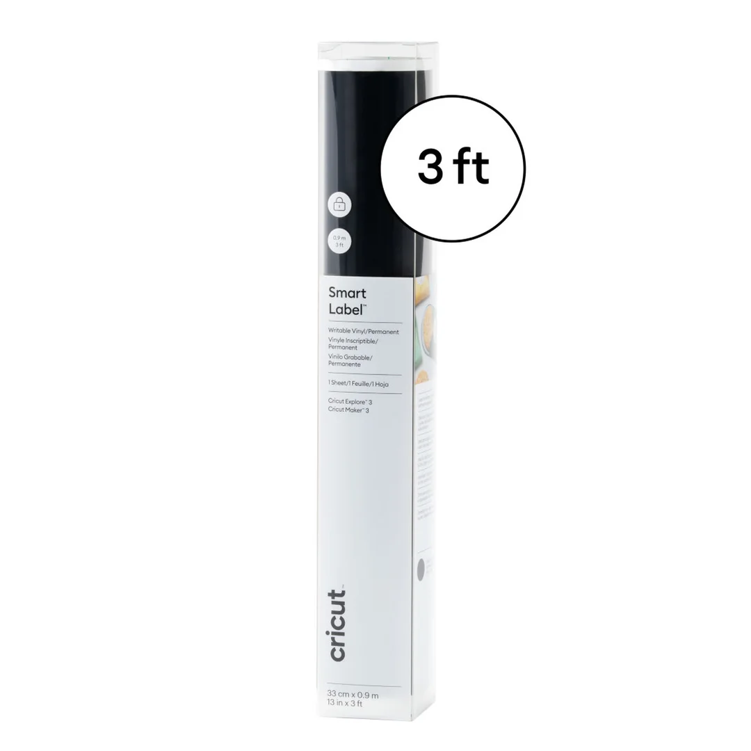 Cricut Smart Vinilo Permanente Escribible | 30,5 cm x 0,9 m