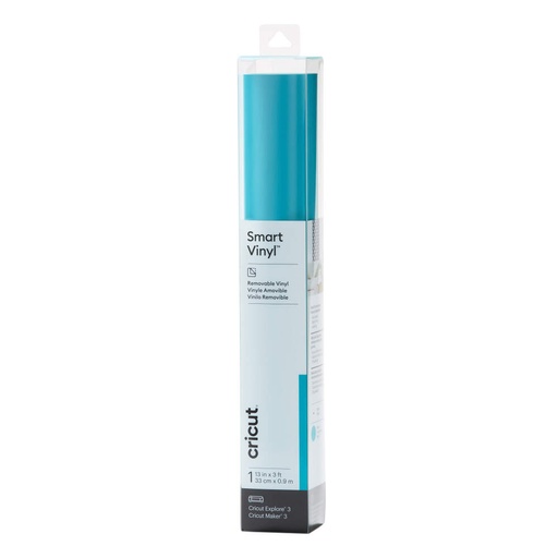[012236] Cricut Smart Vinyl Removible 33 cm x 0,9 m (Aqua)