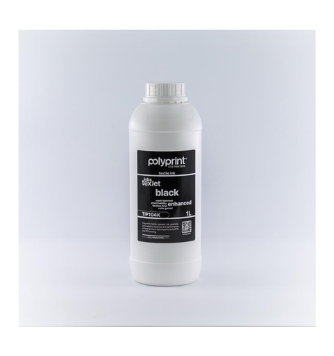 [013072] New Inks Texjet by Polyprint 1L (Black TIP104K)