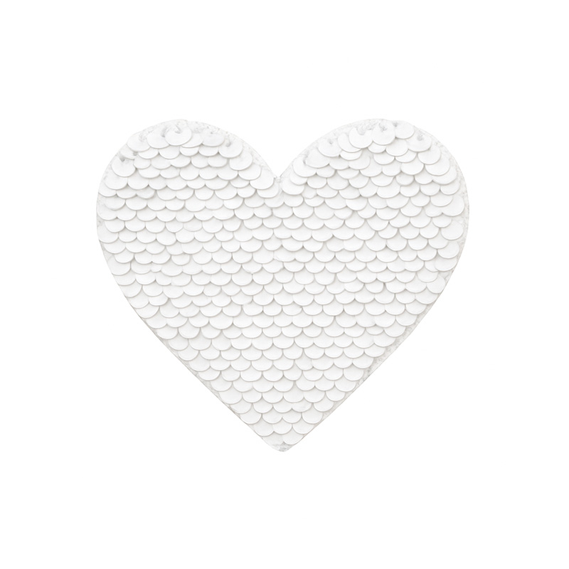 Parche de lentejuelas corazón