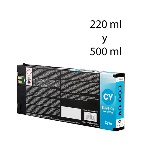 [001369] Roland ECO-UV 4 Cian (220ml)