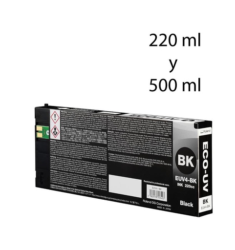 [001375] Roland ECO-UV 4 Negro (220ml)