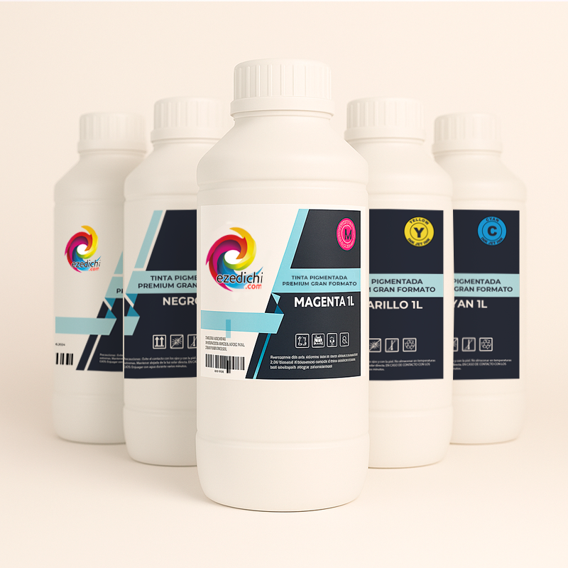 Tinta Pigmentada para Equipos de Gran Formato
