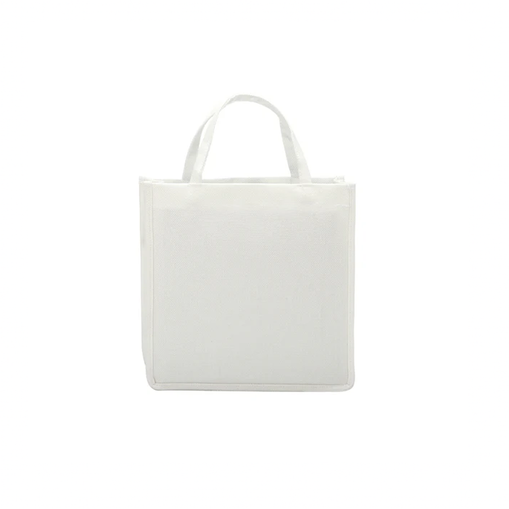 Tote bag de lino yute blanco