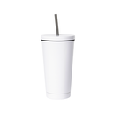 Vaso con pajita de acero inox 450ml